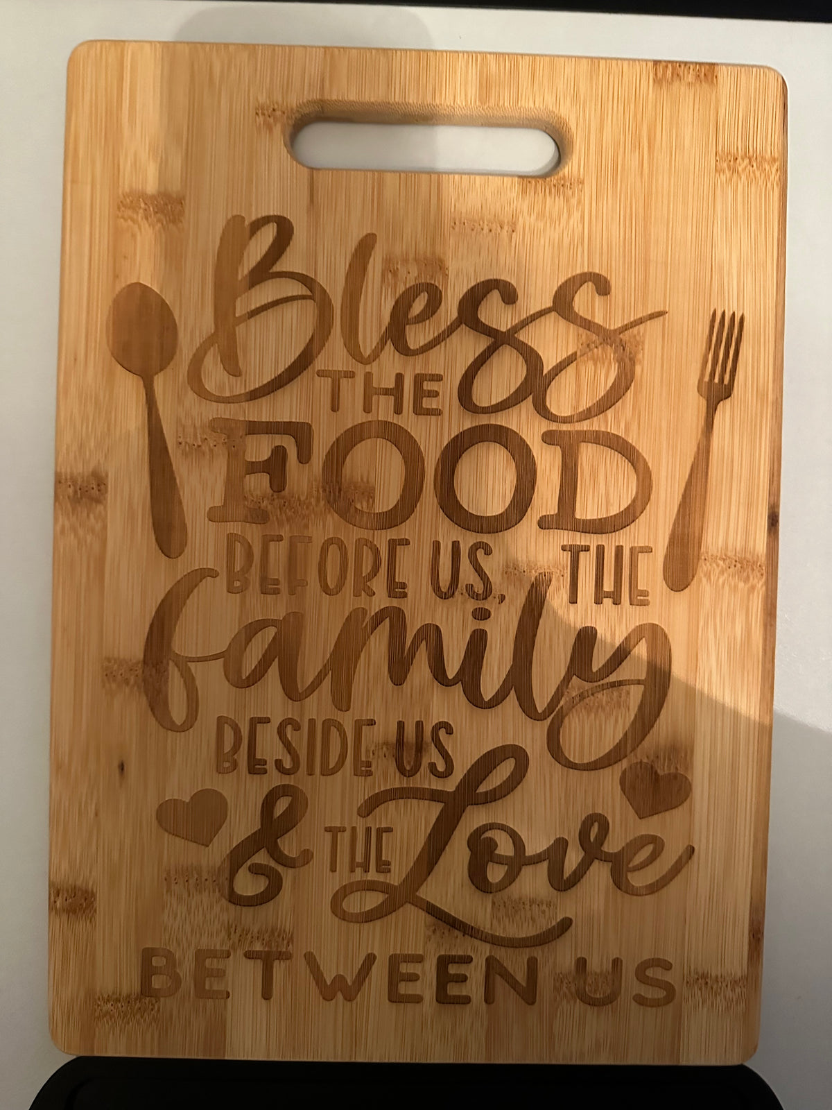 Personalized Engraved Bamboo Cutting Board