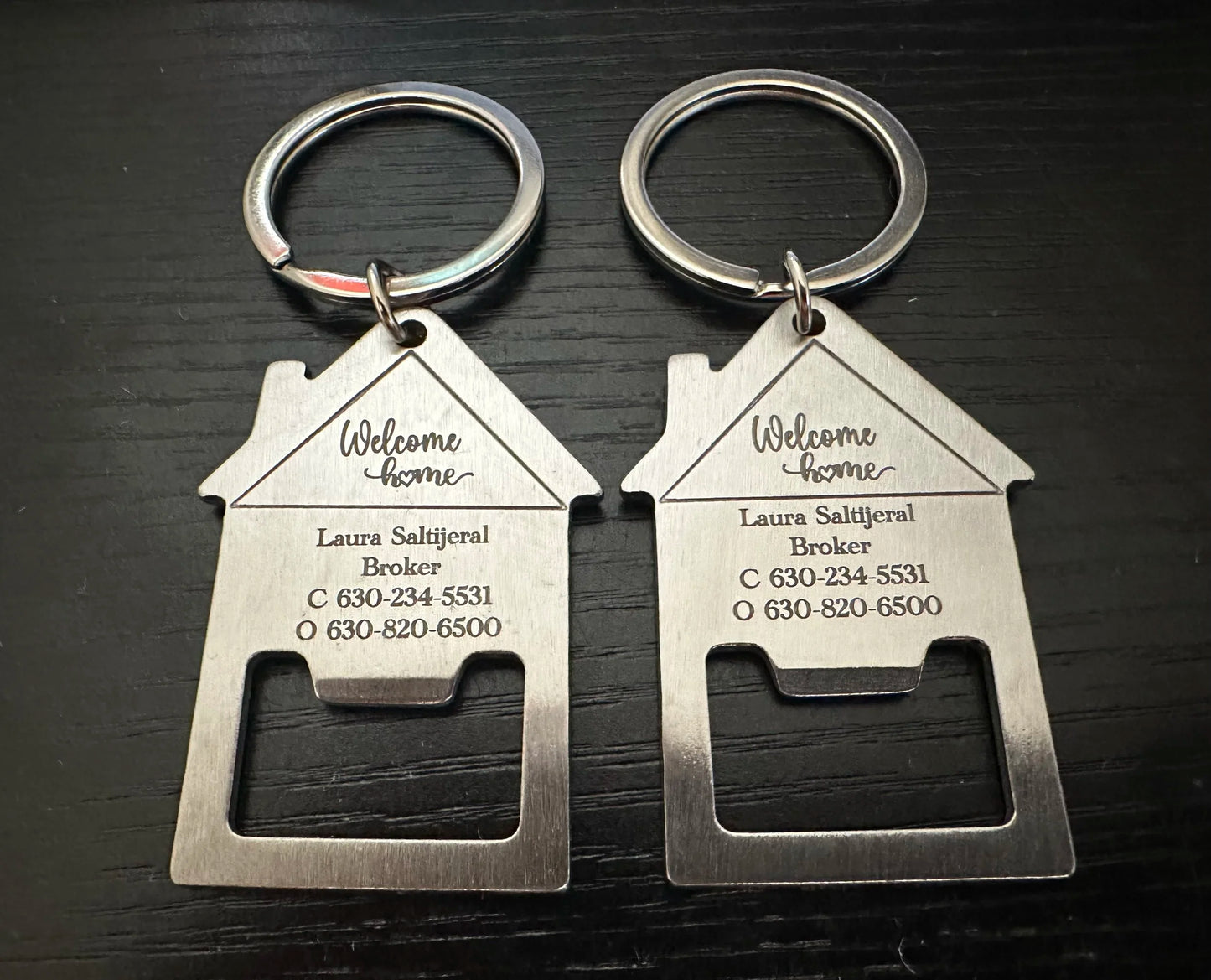 House Bottle Opener Keychain