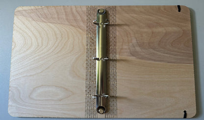 Personalized Lay-Flat Wooden Book