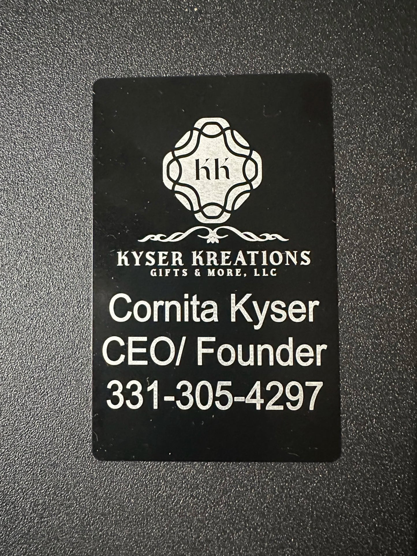 Custom wallet card