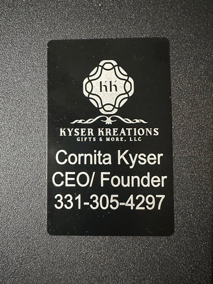 Custom wallet card