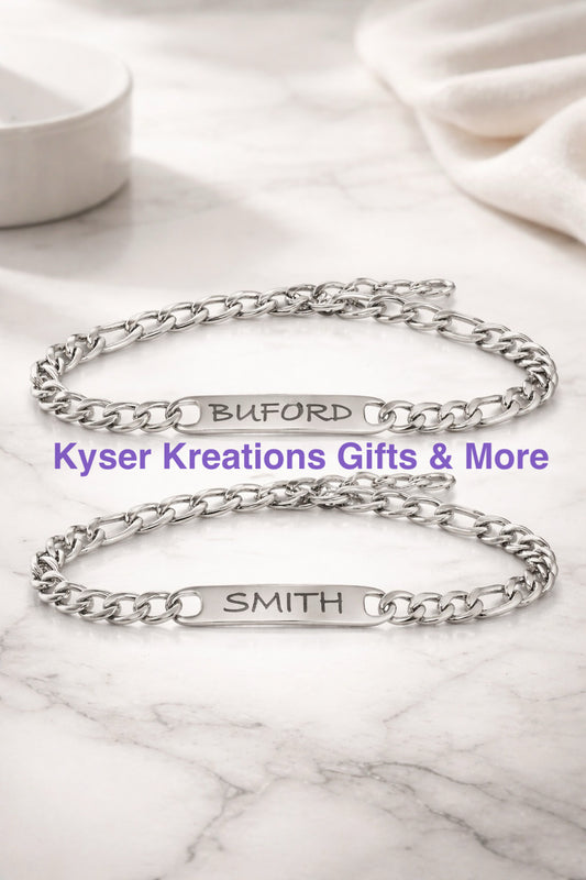 Men's Horizontal ID Bracelet