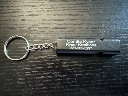 Whistle Keychain